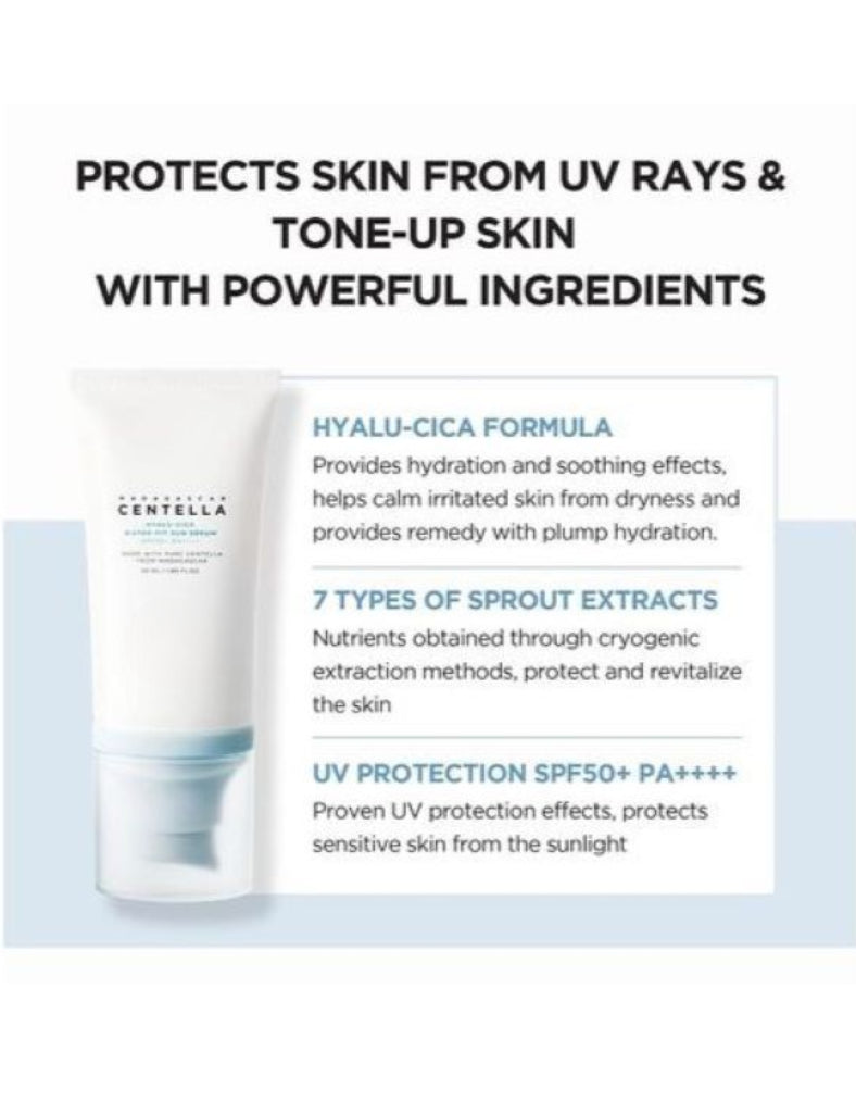 Centella Asiatica set: Centella Ampoule(100ml) + Hyalu-Cica Sun Serum(50ml)