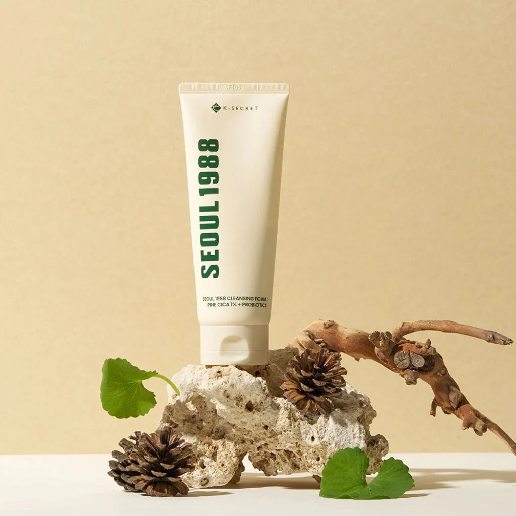 KSECRET - SEOUL 1988 Cleansing Foam: Pine Cica 1% + Probiotics