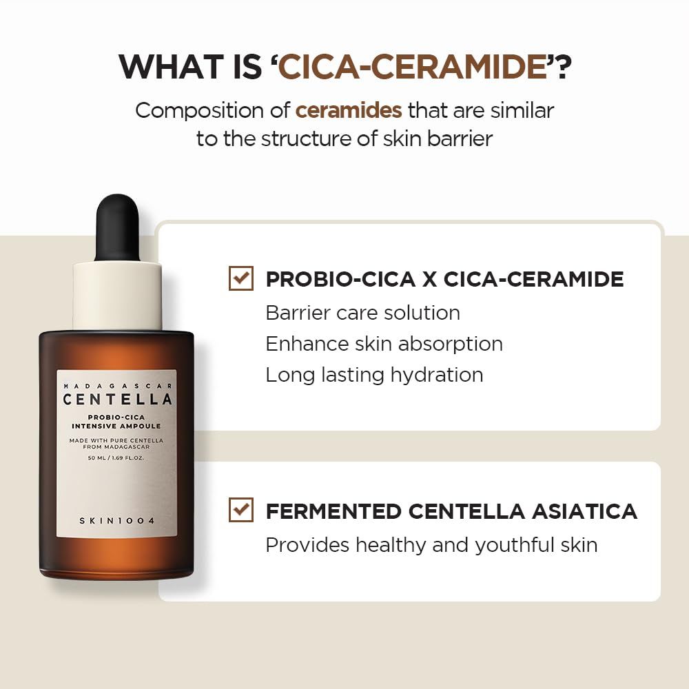 SKIN1004 PROBIO-CICA Intensive Ampoule Face Serum - Soothing, Repair & Care - 50.0 ml