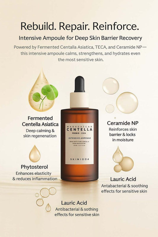 SKIN1004 PROBIO-CICA Intensive Ampoule Face Serum - Soothing, Repair & Care - 50.0 ml