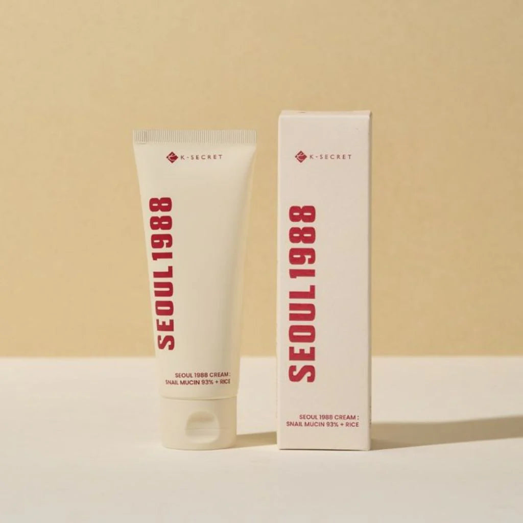 KSECRET - SEOUL 1988 Cream: Snail Mucin 93 Percent + Rice 50ml