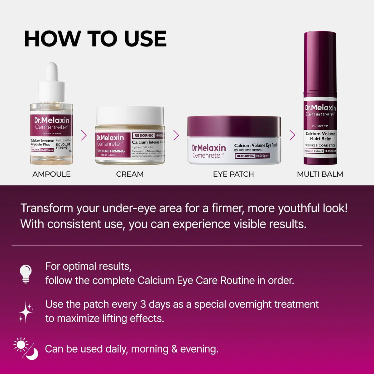 Dr.Melaxin Cemenrete Collagen Routine Set