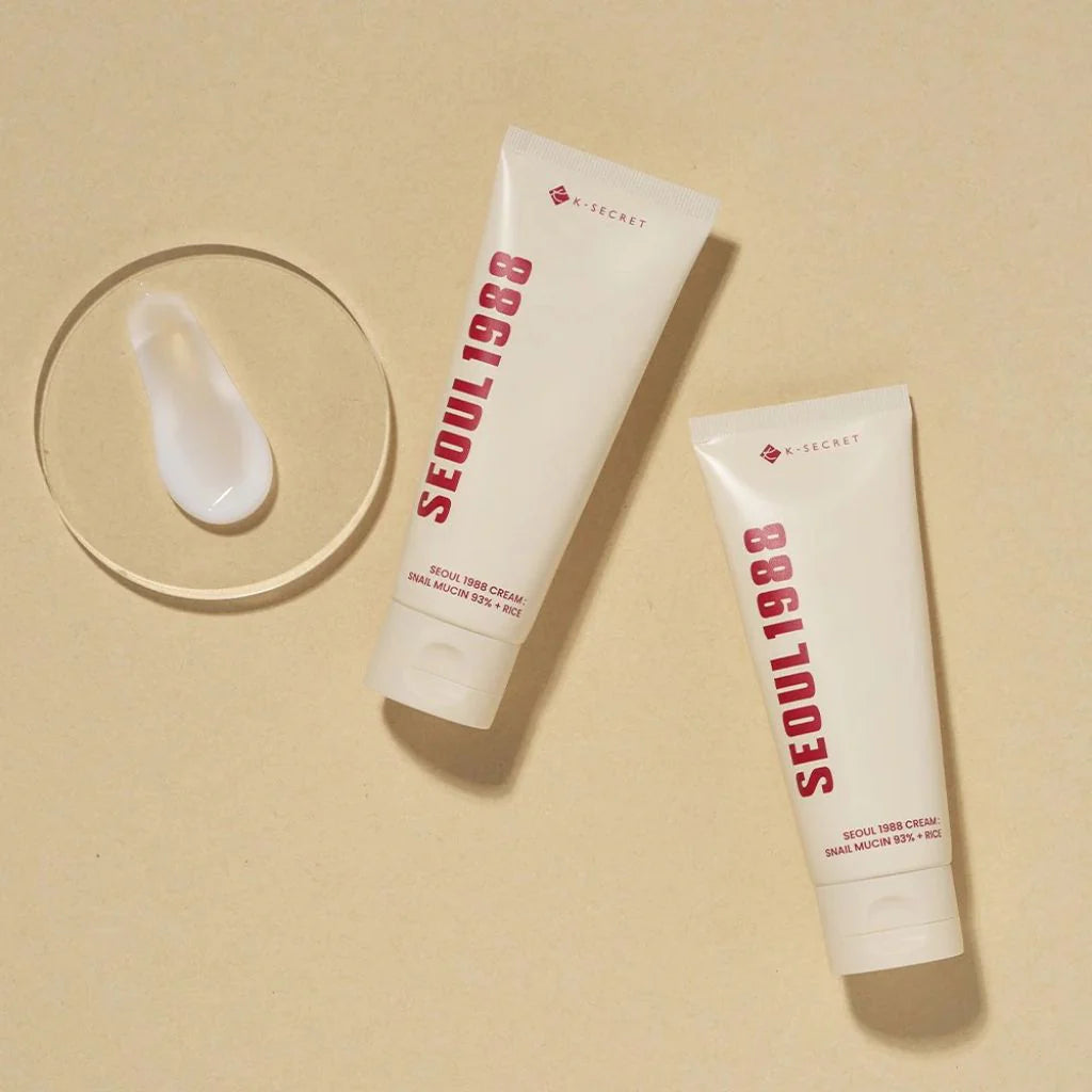 KSECRET - SEOUL 1988 Cream: Snail Mucin 93 Percent + Rice 50ml