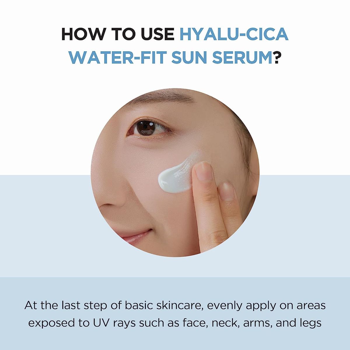 SKIN1004 Centella Water-Fit Sun Serum - Lightweight Moisturizing SPF Glow