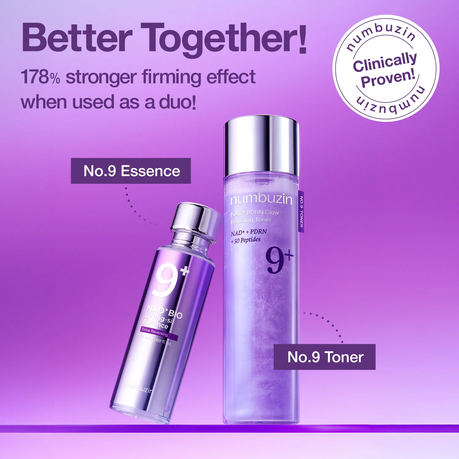 Numbuzin No.9 NAD PDRN Glow
Boosting Toner (150ml)