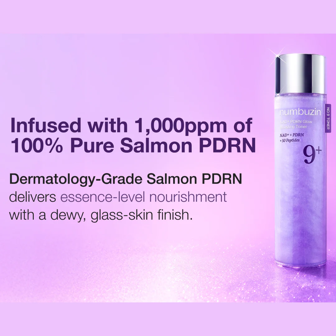 Numbuzin No.9 NAD PDRN Glow
Boosting Toner (150ml)