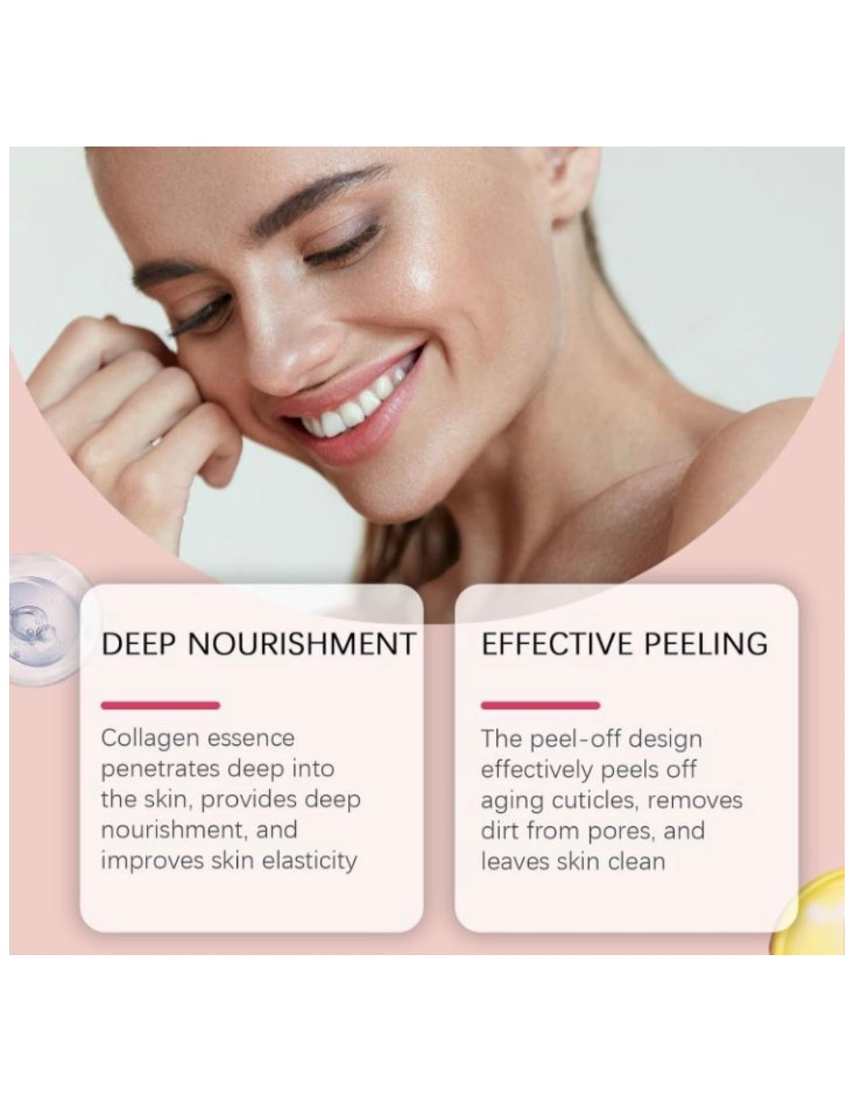 Collagen Overnight Wrapping Peel Off Facial Mask Pack