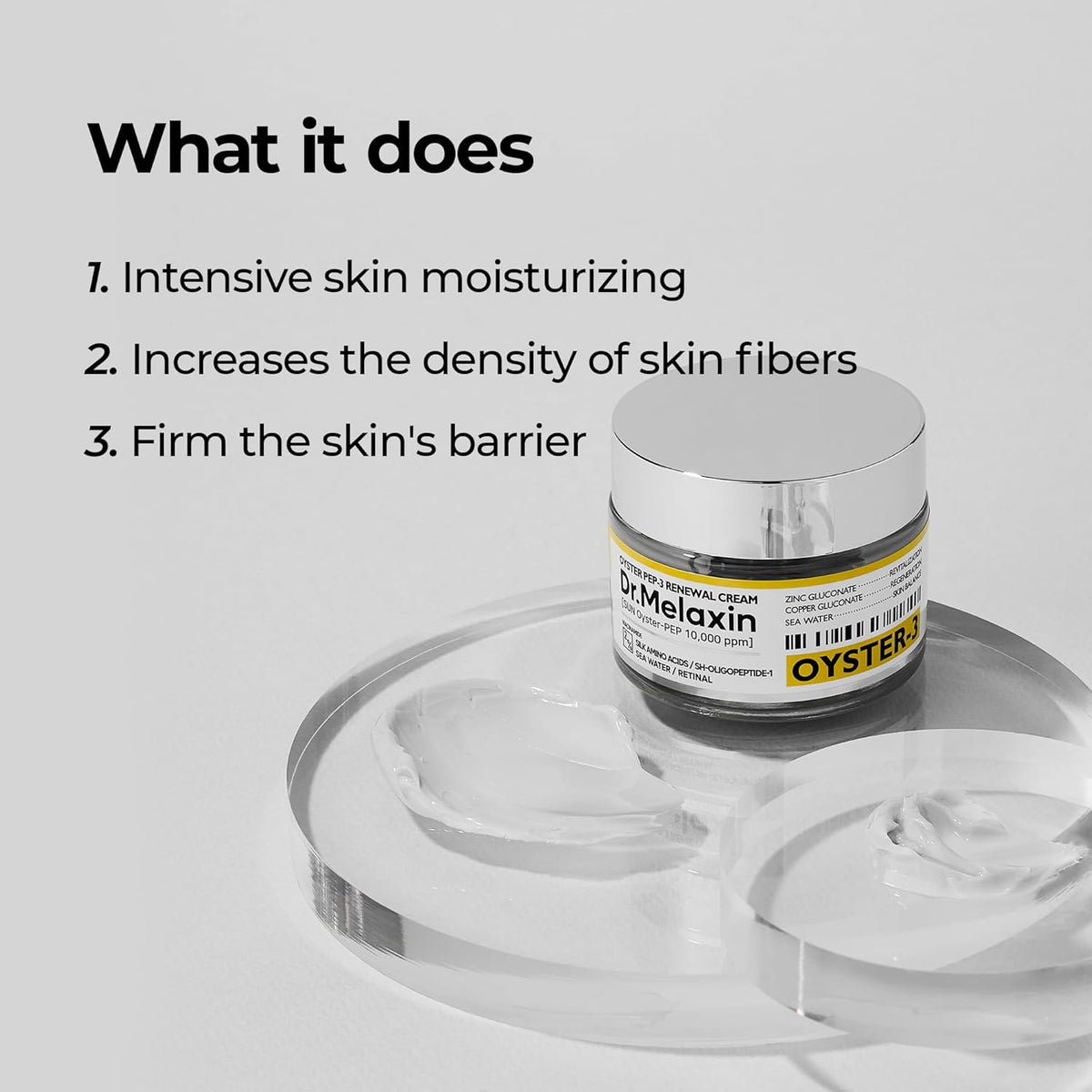 Dr.Melaxin Oyster Cream Daily Anti-Aging Face Moisturizer, Skin Elasticity