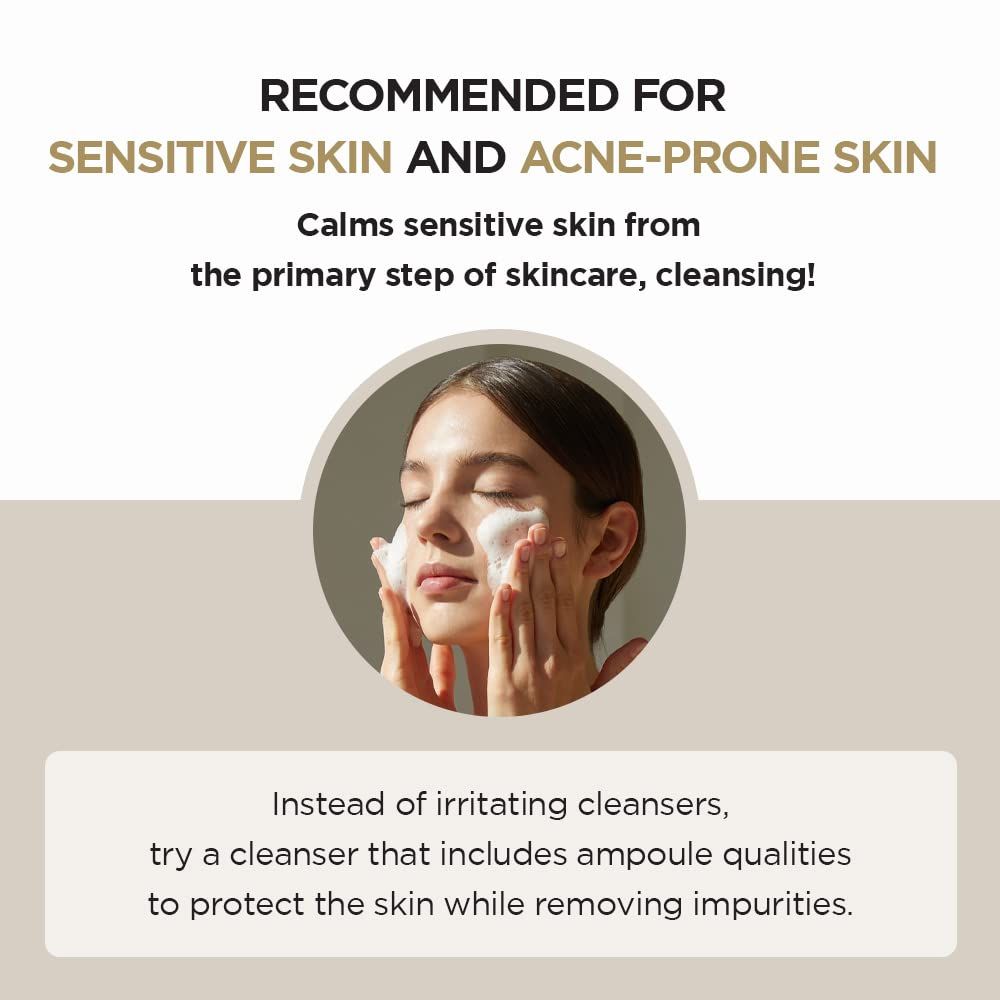 SKIN1004 Centella Face Cleanser Ampoule Foam - Korean Gentle Low pH Wash - 20.0 ml