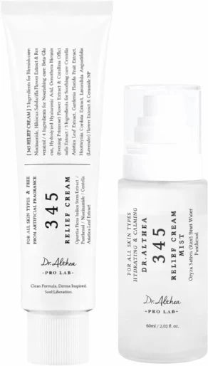 Dr Althea 345 Relief Cream (50ml) & Relief Cream Mist (60ml)