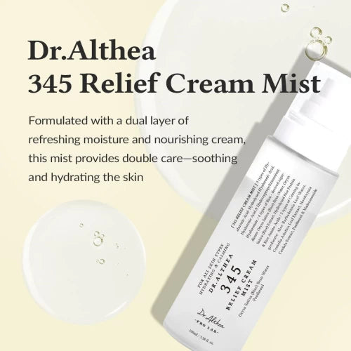 Dr Althea 345 Relief Cream (50ml) & Relief Cream Mist (60ml)