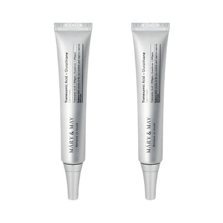 MARY & MAY TXA + Glutathione Eye
Cream Duo (24ml)
