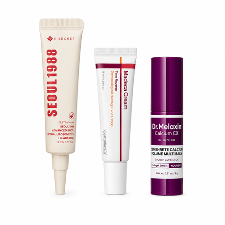 Korean Night Repair Skincare Set
(15ml + 15ml + 9g)