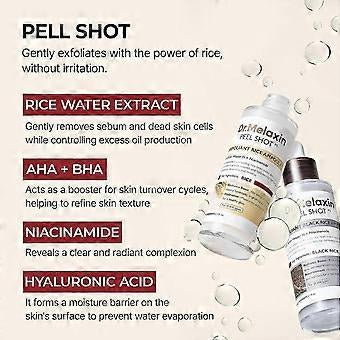 Dr. Melaxin Peel Shot Rice Ampoule Duo – White Rice & Black Rice
