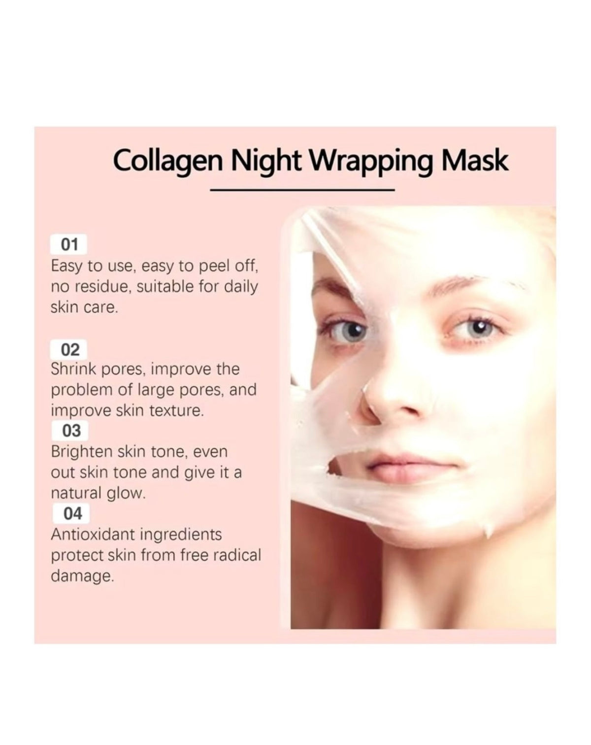 Hoygi- Collagen Night Wrapping Mask + Hoygi Dark Spot Correcting Serum