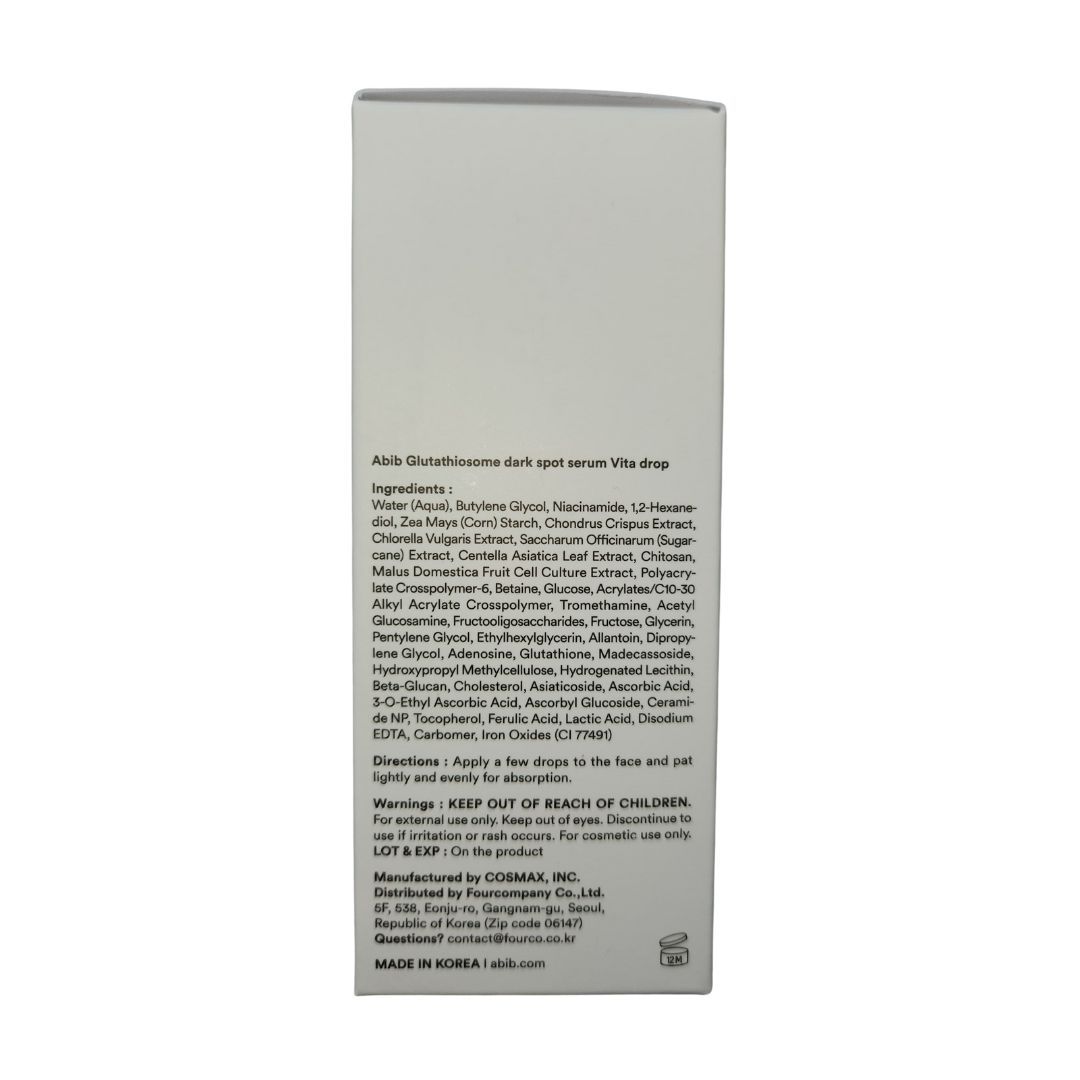 Abib Glutathiosome Dark Spot Serum Vita Drop (50ml)