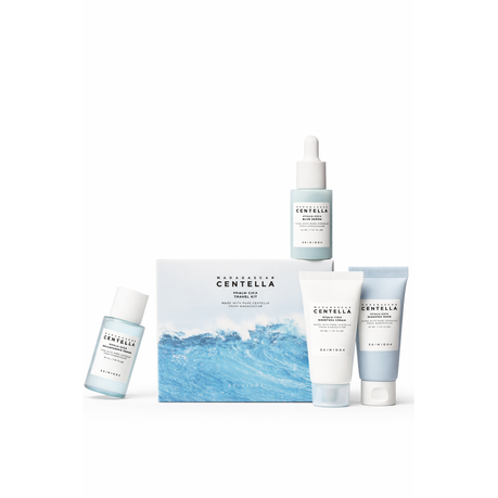 SKIN1004 Hyalu-Cica Travel Kit for Calm, Hydrated and Healthy Looking Skin