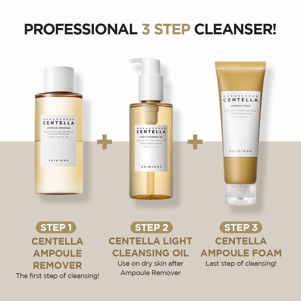 SKIN1004 Centella Face Cleanser Ampoule Foam - Korean Gentle Low pH Wash - 20.0 ml