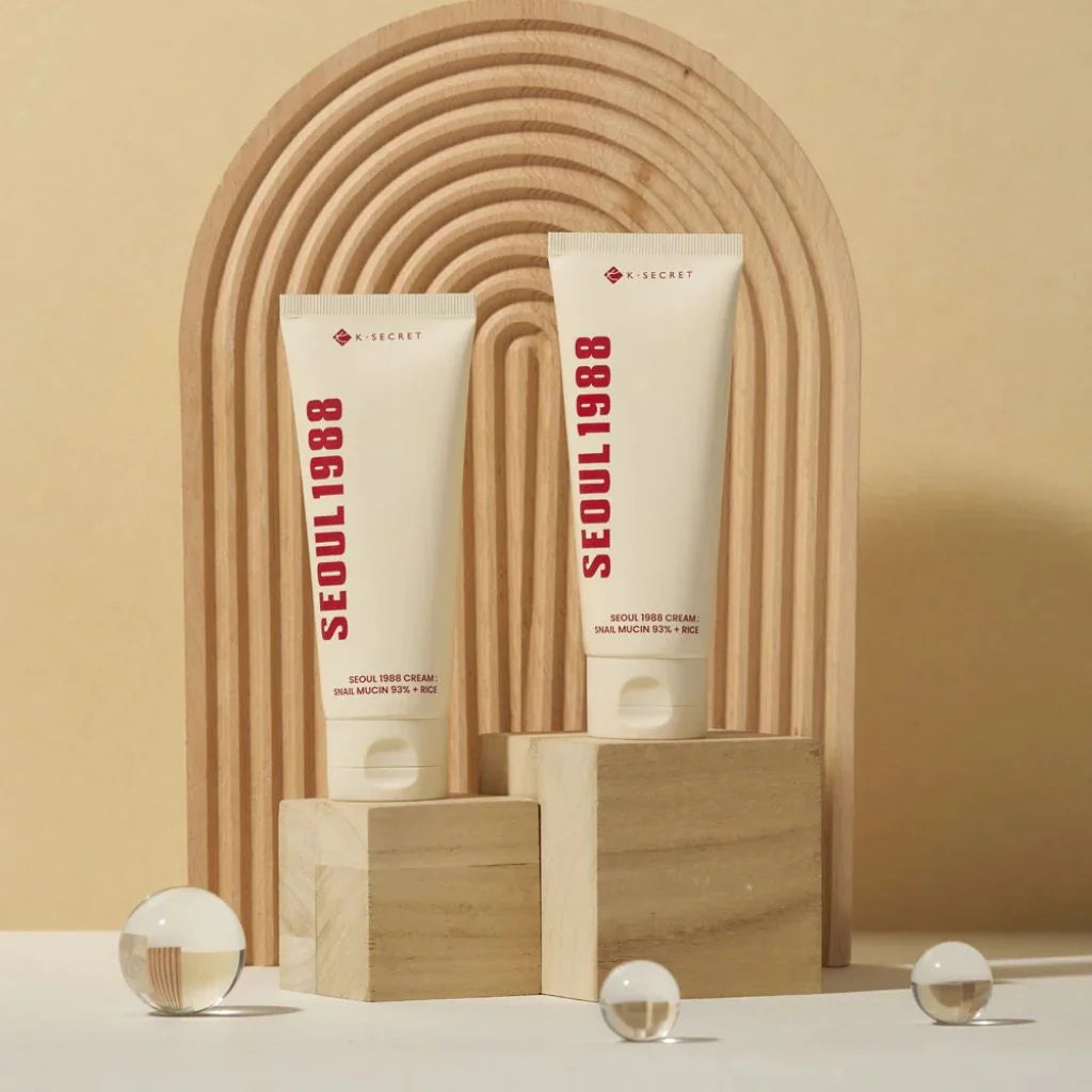 KSECRET - SEOUL 1988 Cream: Snail Mucin 93 Percent + Rice 50ml