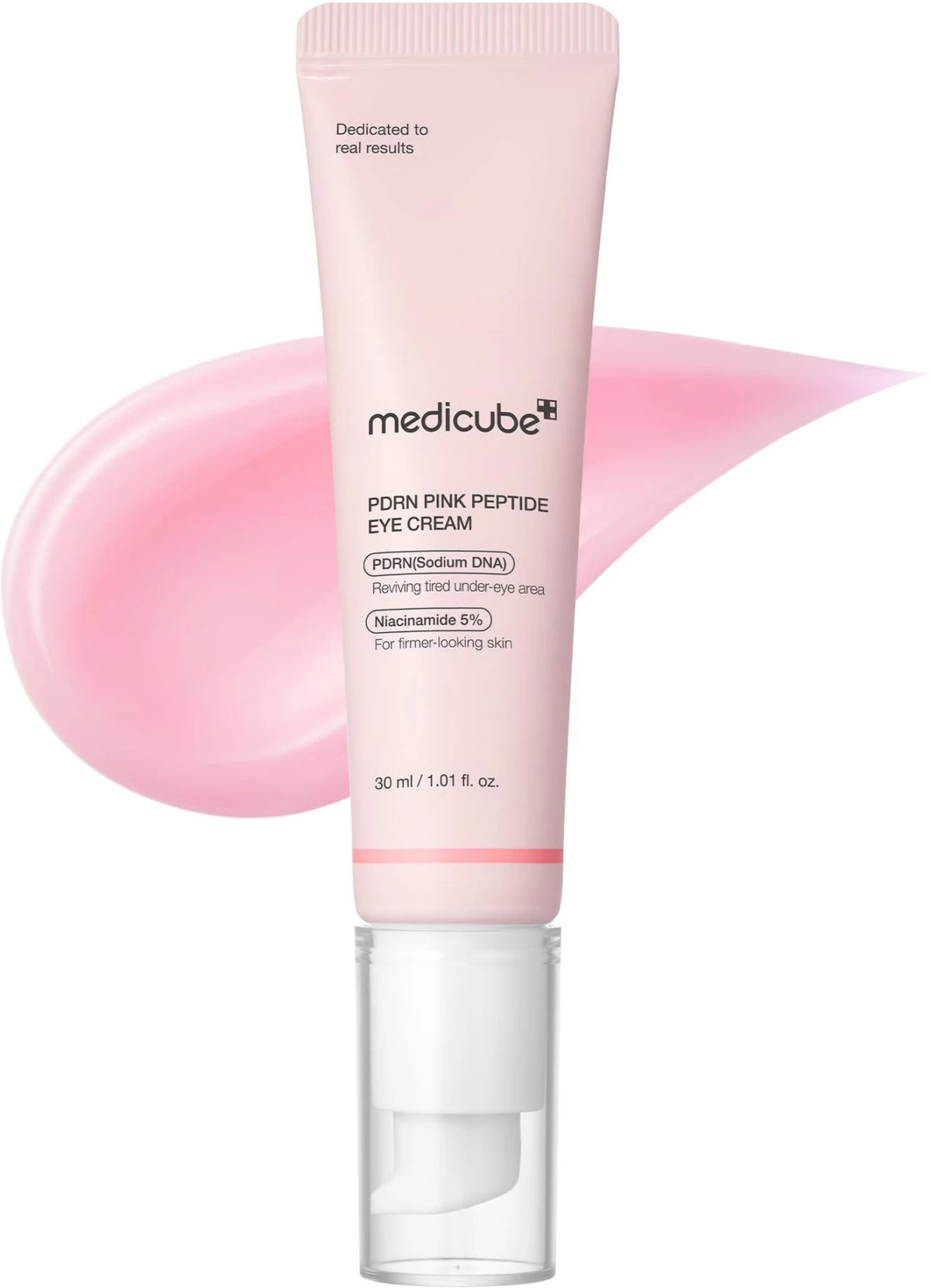 Medicube Pink Peptide Eye Serum for Fine Lines and Uneven Skin Tone 30ml