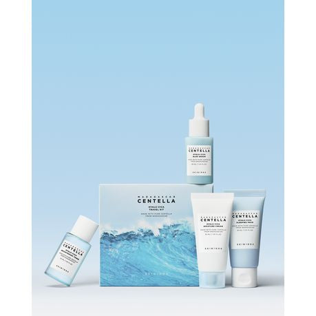 SKIN1004 Hyalu-Cica Travel Kit for Calm, Hydrated and Healthy Looking Skin