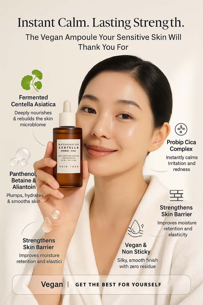 SKIN1004 PROBIO-CICA Intensive Ampoule Face Serum - Soothing, Repair & Care - 50.0 ml
