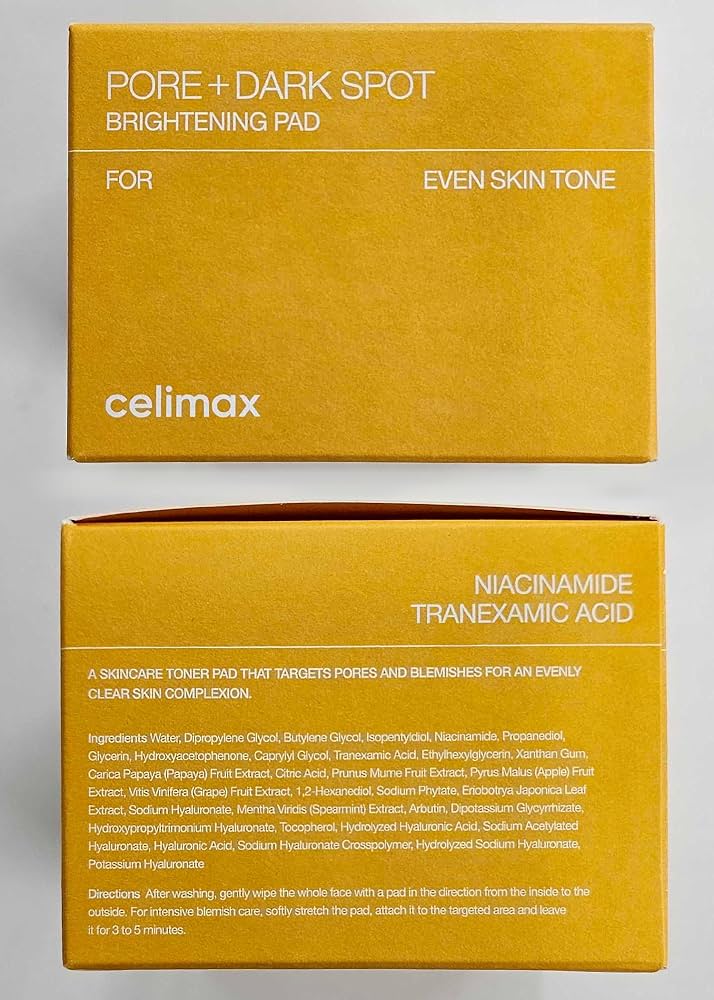Celimax Pore+Dark Spot Brightening Pad 40-Piece Set