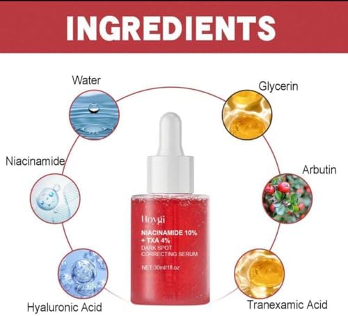 Dark Spot Correcting Glow Serum And Hoygi Niacinamide 10%+TXA 4% Serum