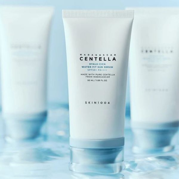 SKIN1004 Centella Water-Fit Sun Serum - Lightweight Moisturizing SPF Glow