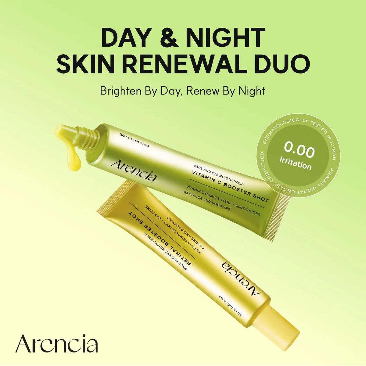 Arencia AM/PM Skin Renewal Booster Duo (30ml+30ml)