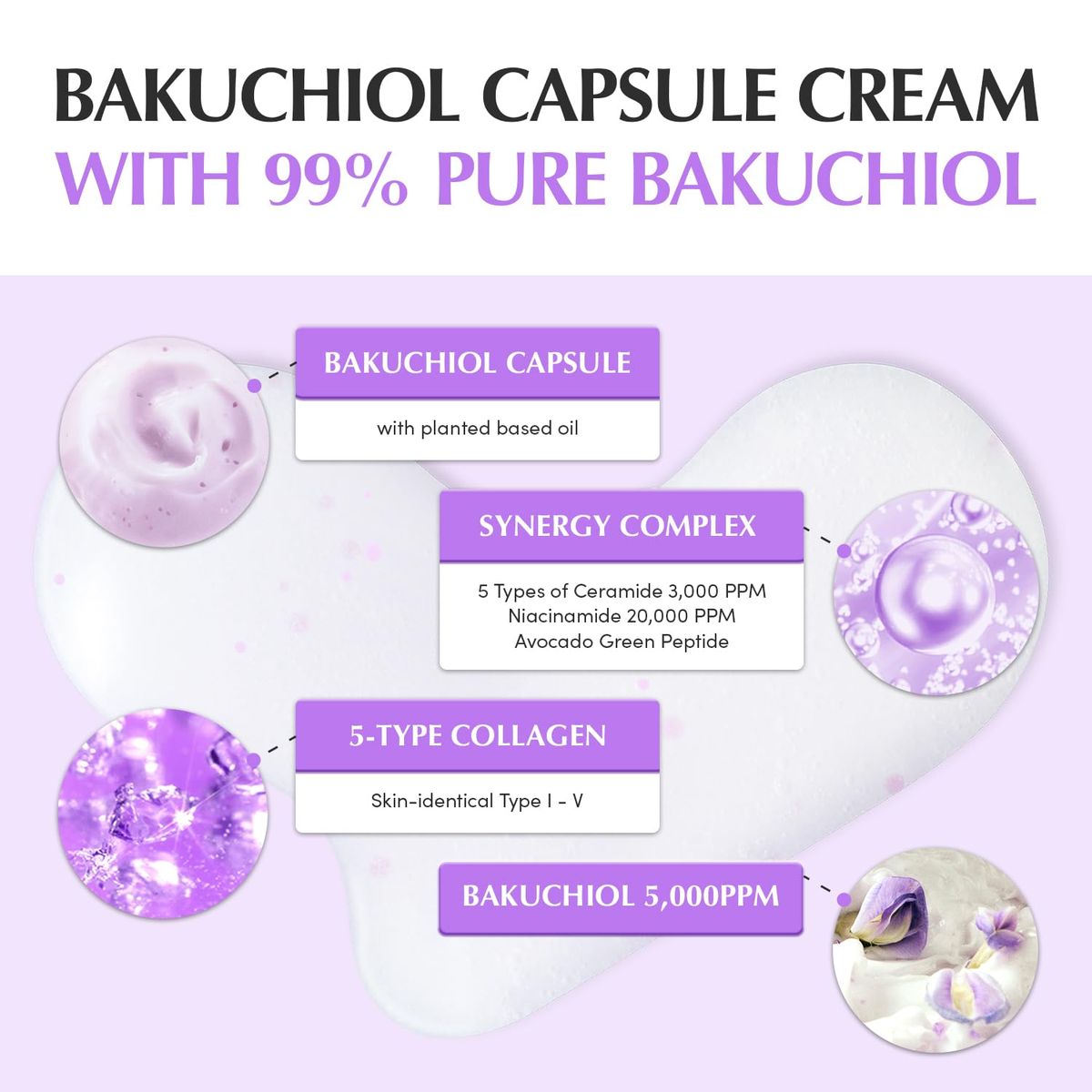 EQQUALBERRY Bakuchiol Capsule Cream - Plumping, Firming & Brightening Skin