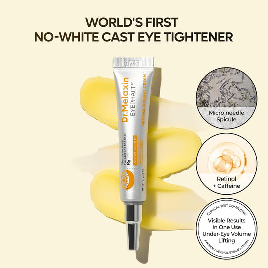 Dr.Melaxin Retinol Eye Bag Cream Niacinamide Ceramide Anti Aging Eye Care