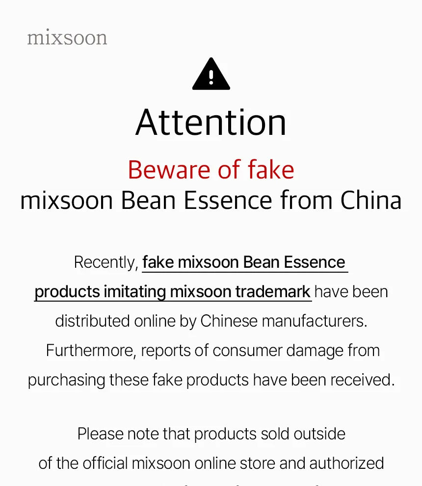 mixsoon - Bean Essence