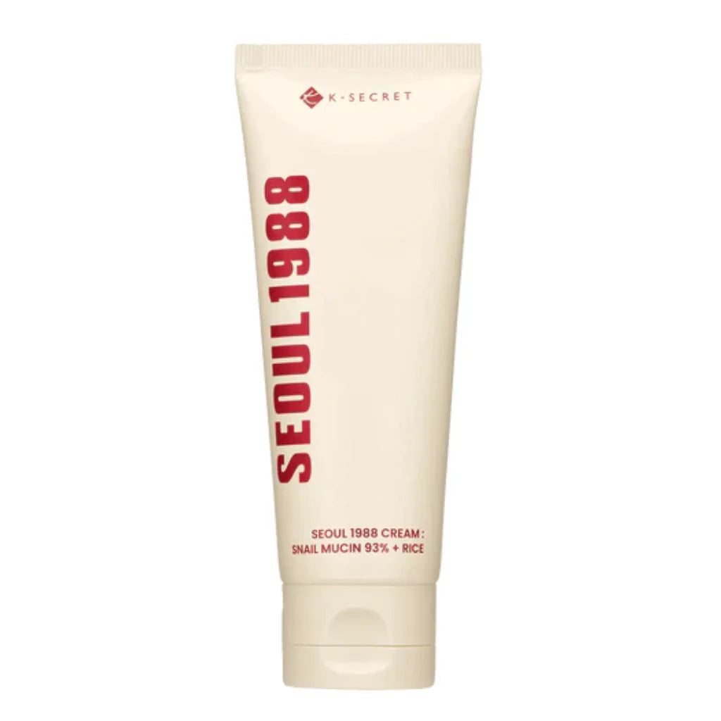 KSECRET - SEOUL 1988 Cream: Snail Mucin 93 Percent + Rice 50ml